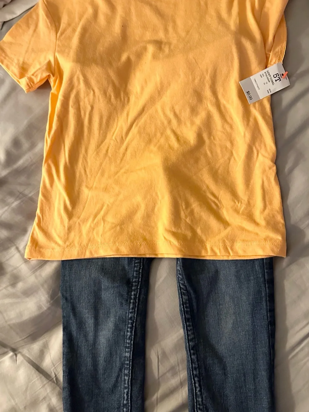 Cat & Jack Yellow Short-Sleeve Kids Tee